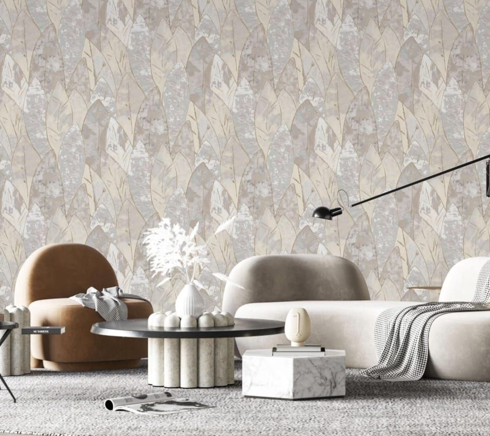 Interior design surface in a styled room